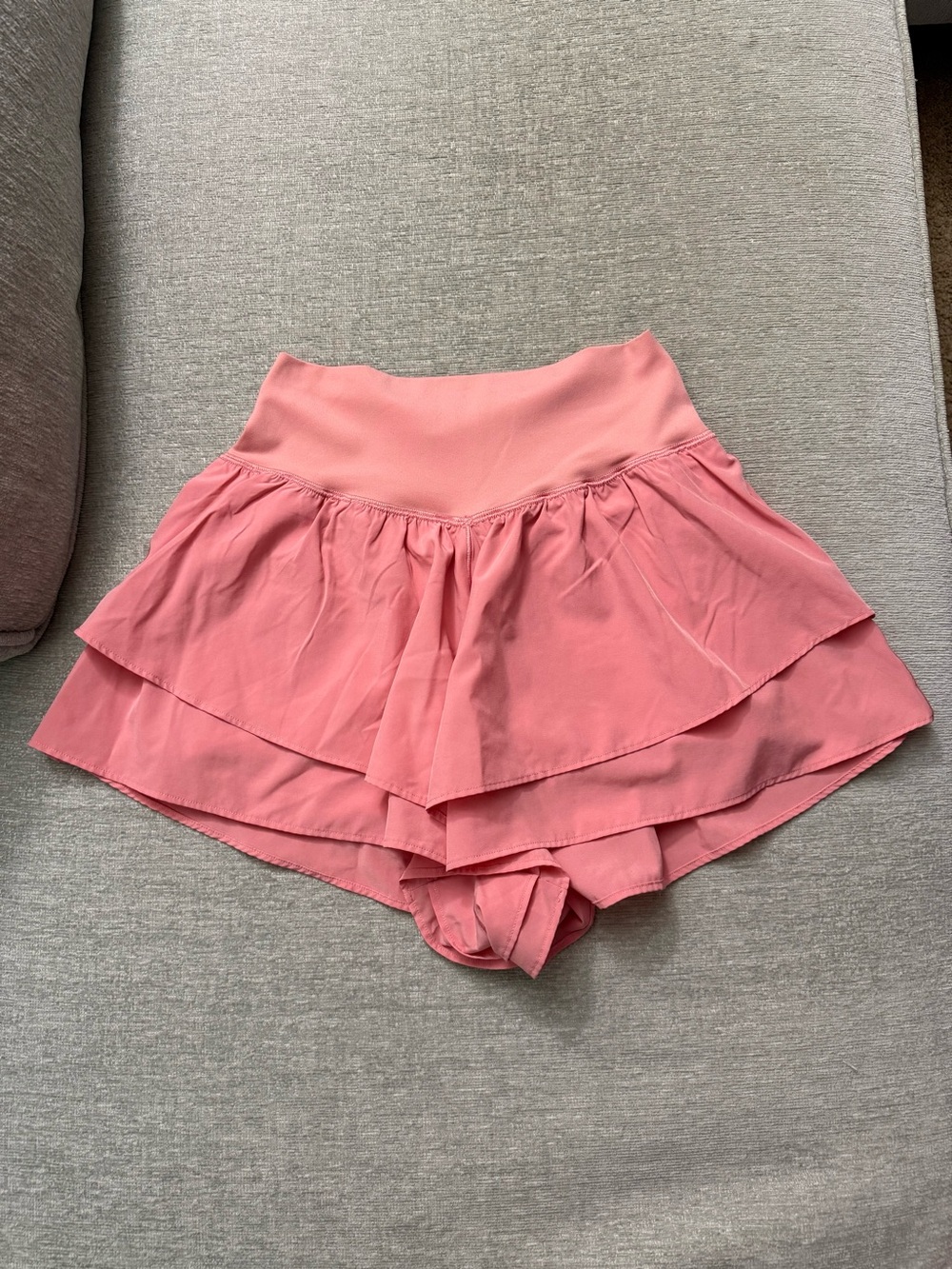 Offline pink/coral flowy athletic Shorts sz S